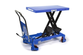 Robustní manipulační vozík s hydraulickým stolem, nosnost až 1000 kg, hmotnost 125 kg